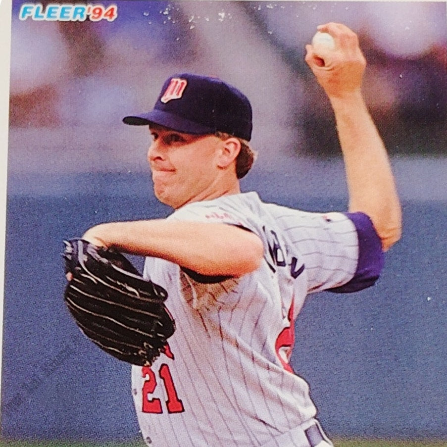 Mike Trombley, Minnesota Twins, #220, 1994 Fleer Baseball Collector's Card