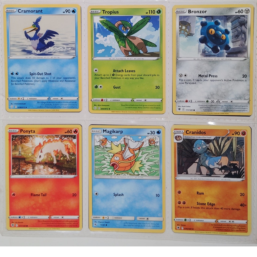18 Random Pokémon Cards Pictured, Actual Photos Provided