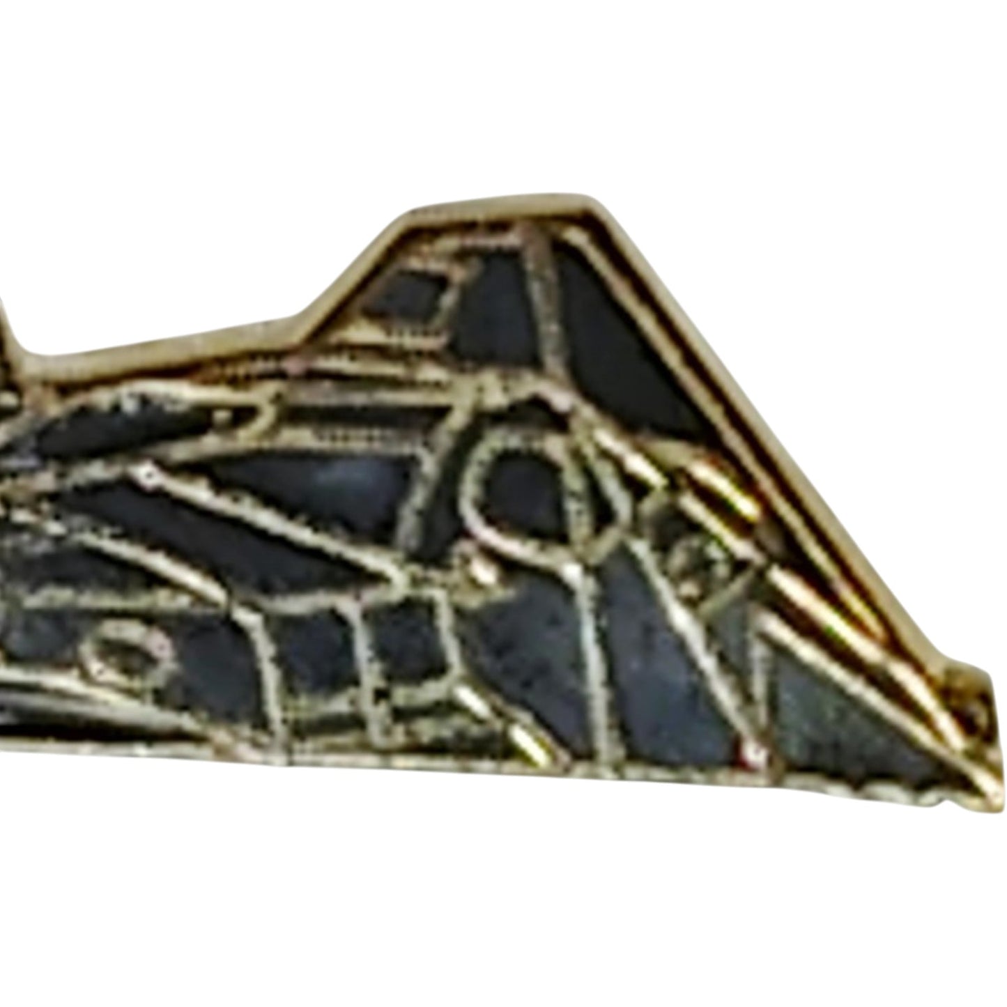Nighthawk F-117 Aircraft, Collector's Hat, Lapel, Brooch Pin 1-1/8"W x 3/8"H