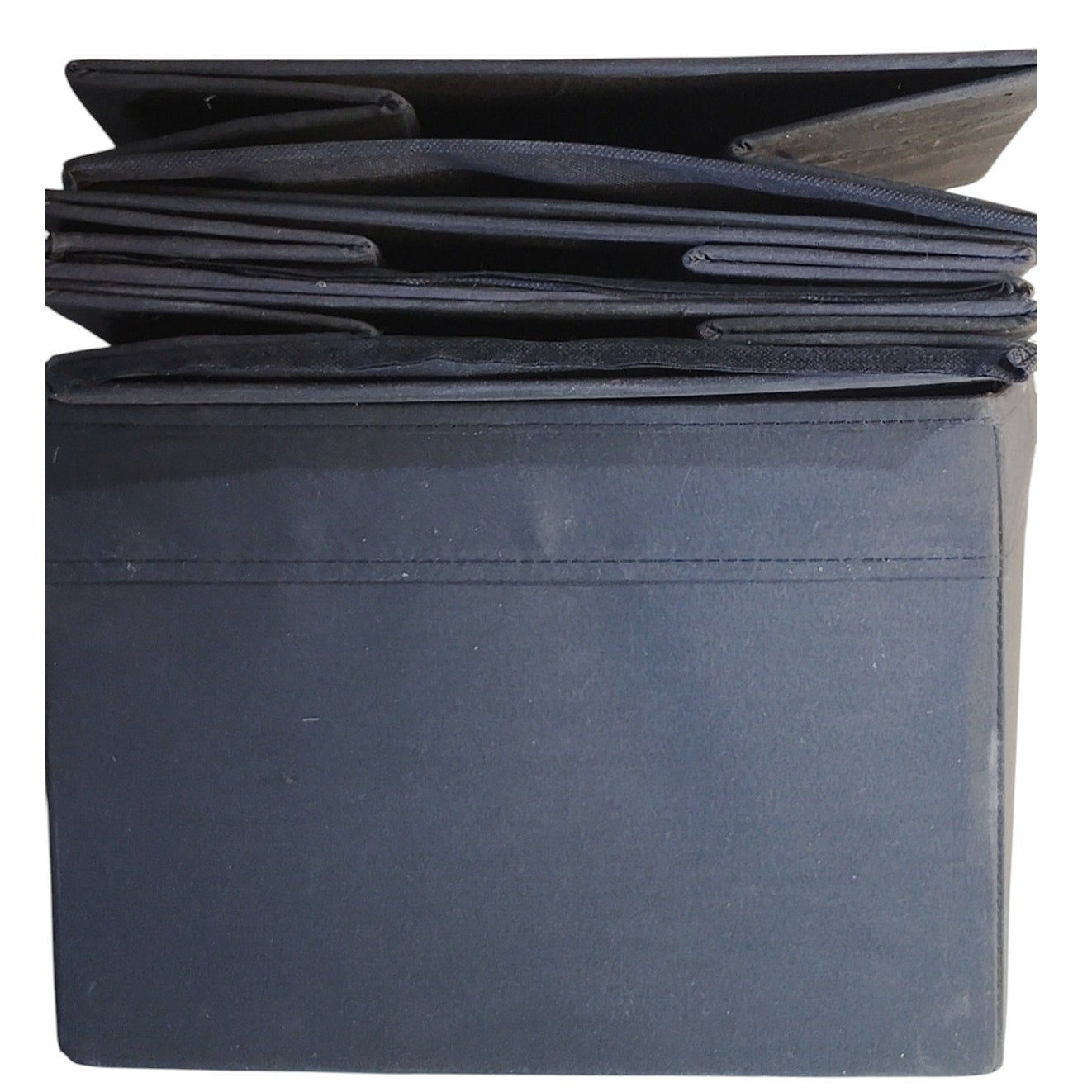 Lot of 4 IKEA Fabric Storage Tubs – Black, 14x10x10, NO195546, 2045-104