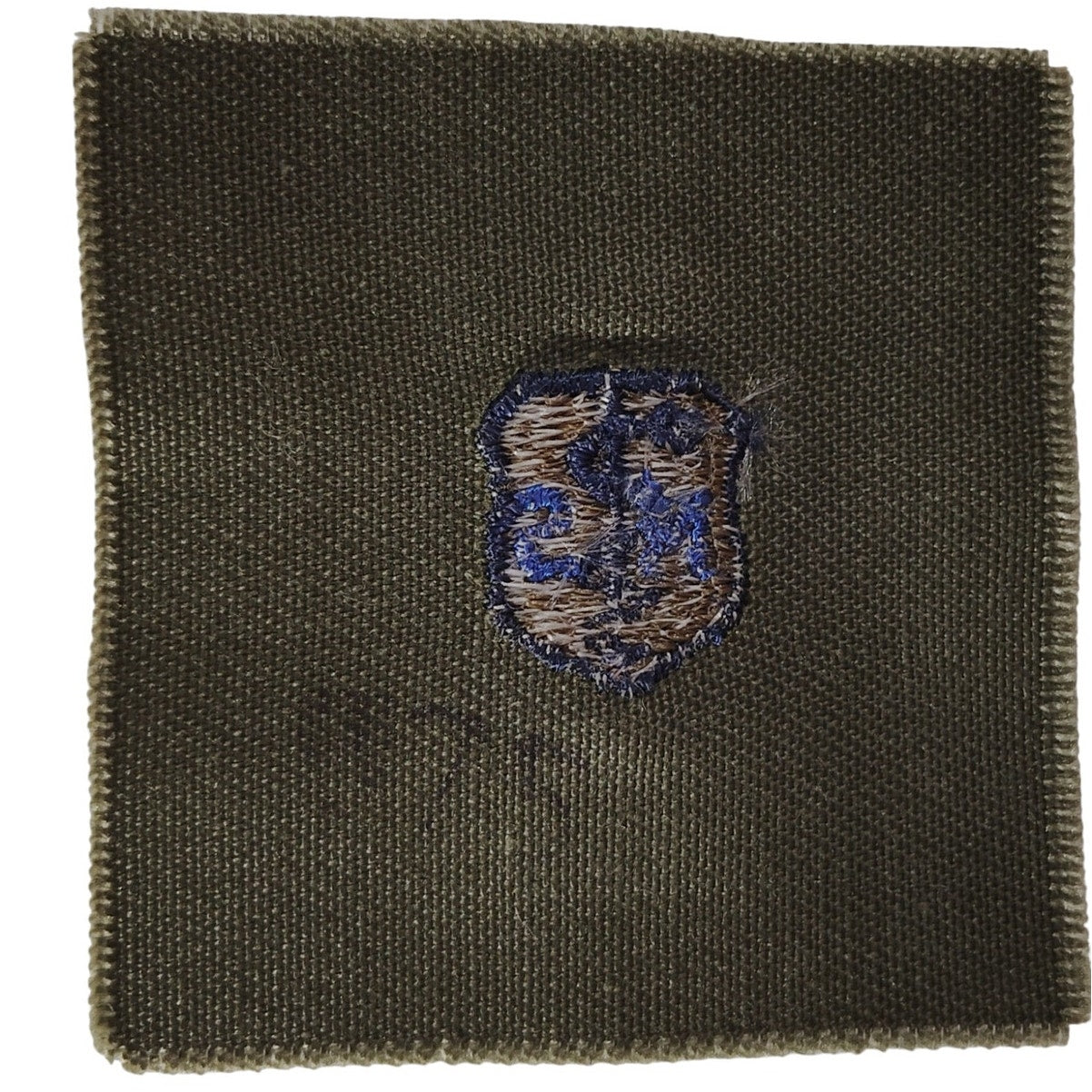 Vintage USAF Medical Service Qualification Device – Rod of Asclepius with “MS”, 2" x 2" Sew-On Patch