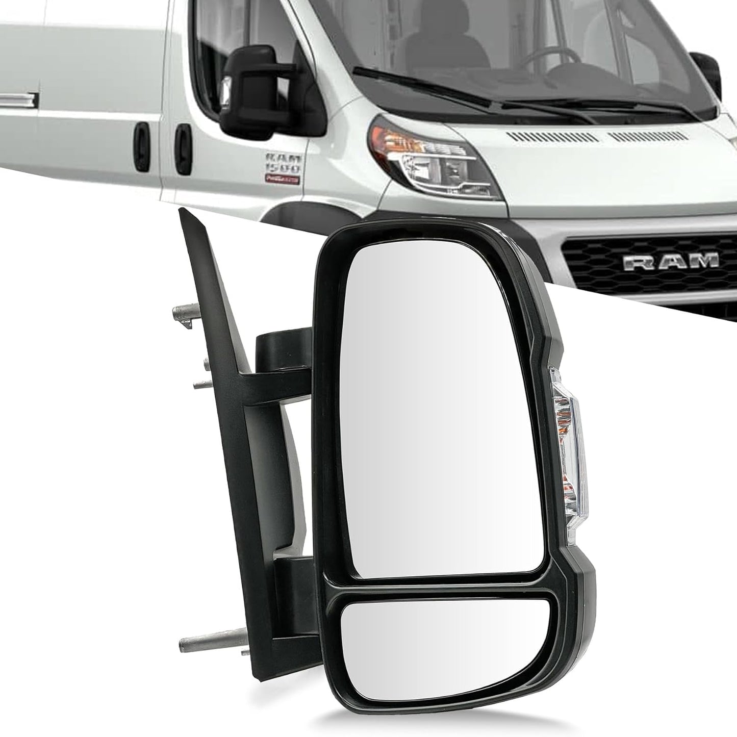Passenger RS Heated Mirror for Dodge Ram Promaster 1500 2500 3500 (2014-2021)