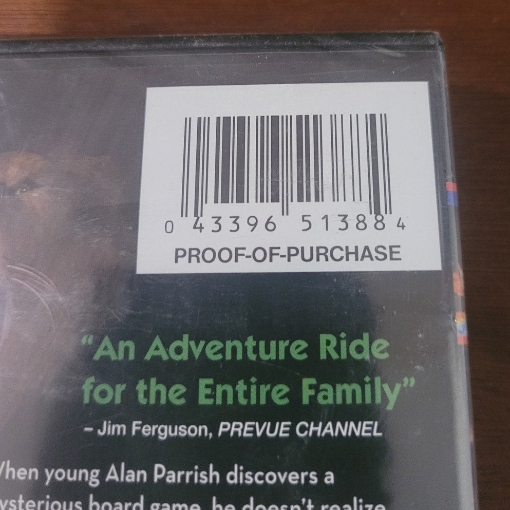 Jumanji DVD 1995 Special Edition Robin Williams Fantasy Adventure Family Movie