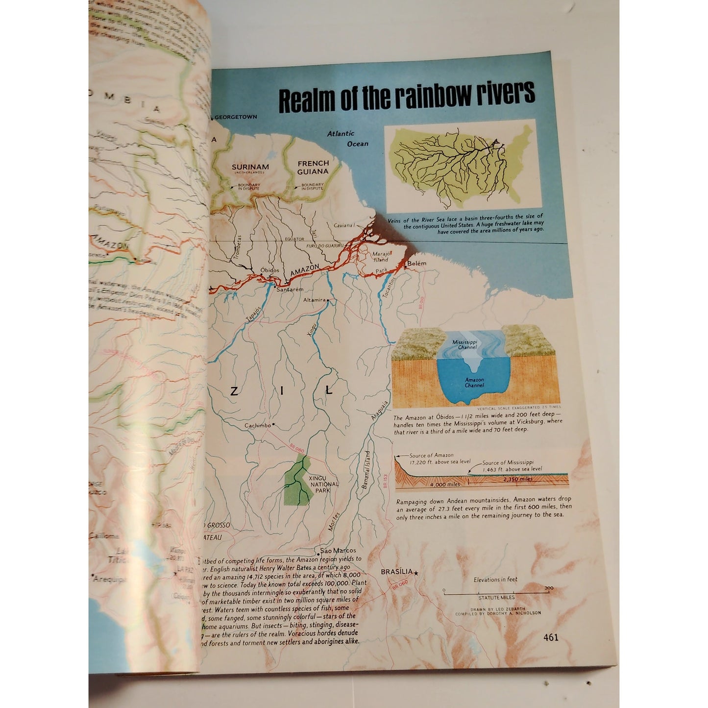 National Geographic Magazine – October 1972, Amazon, Mercury, Baja California