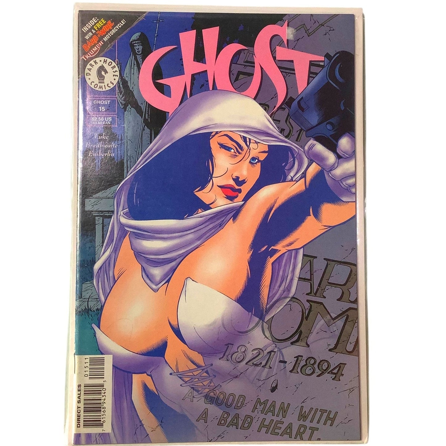 Ghost #15, June 1996, Dark Horse Comics, Superhero, Action/Adventure, NM 9.4