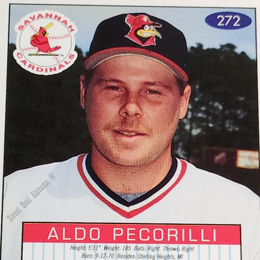 Aldo Pecorilli, Savannah Cardinals, #272, 93-94 Fleer Excel Minor Leagues