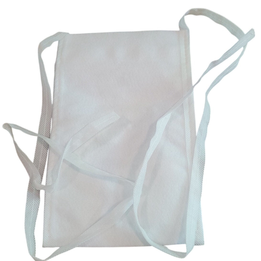 Box/50 Telemetry Pouches, Non-Woven, Hook & Loop Closure, Neck Strap, 6" × 9.25"