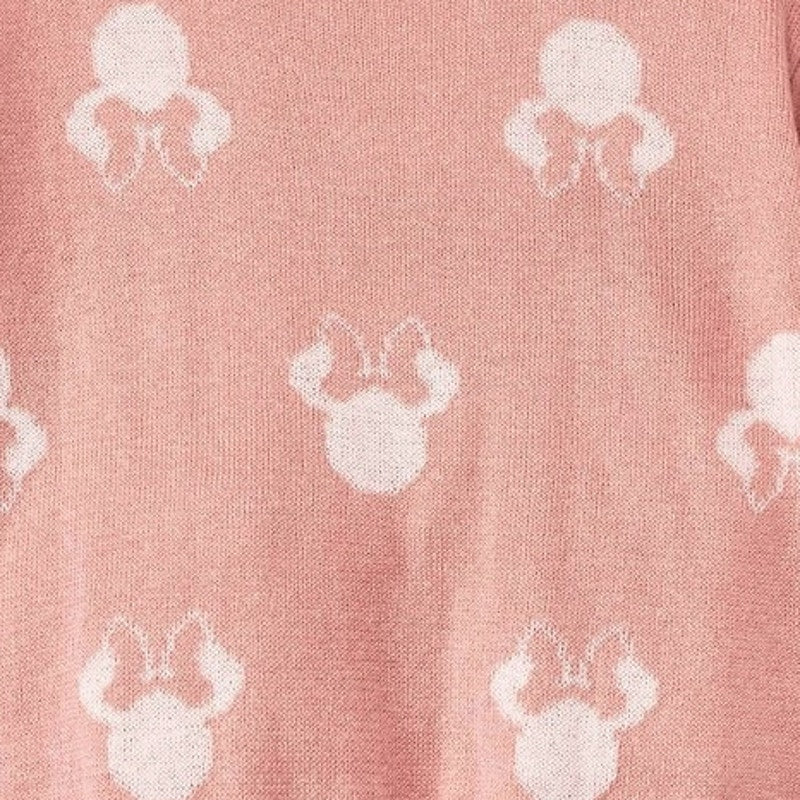 Baby Girls' Disney Minnie Mouse & Friends Pullover Sweater - Pink 3-6M