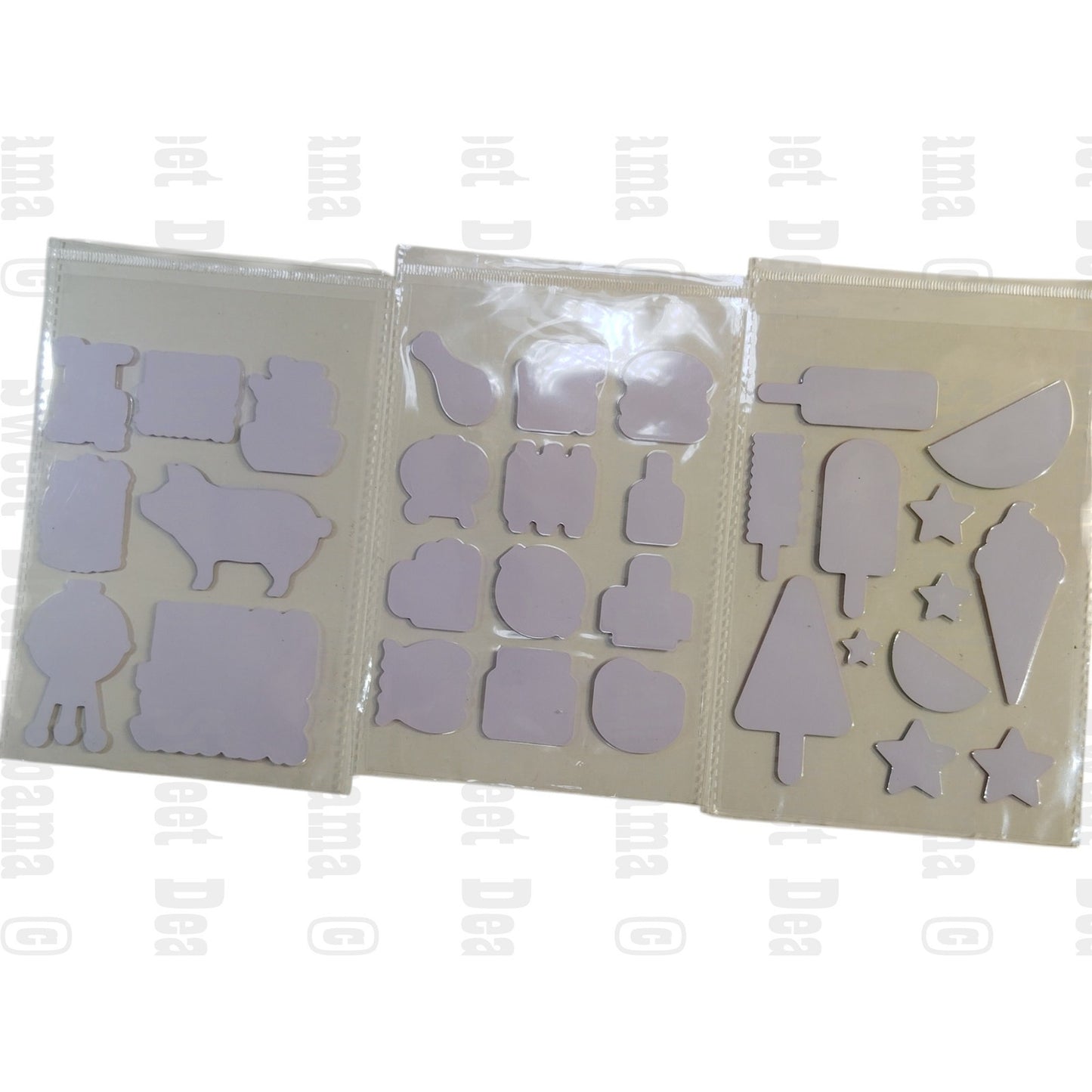 31 BBQ/Summer Theme Puffy Sticker Embellishments for Scrapbooking & More