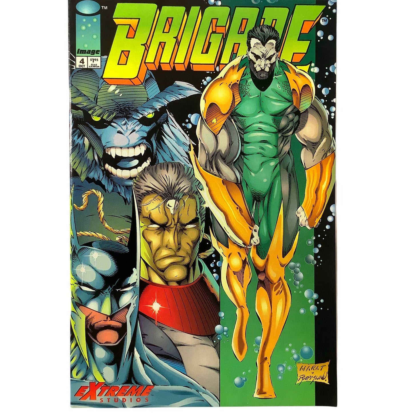 Brigade #4, Oct 1993, NM 9.4, Image Comics