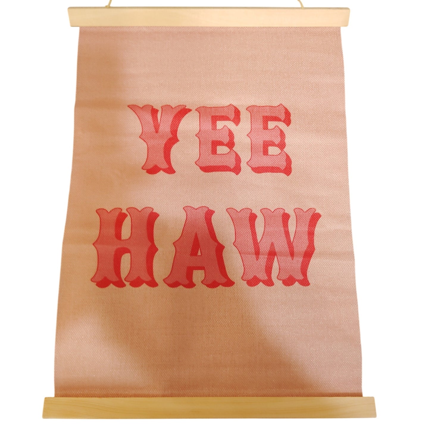 TLESKE 3‑Pack Pink Western Canvas Set 12x16 in Yee Haw Howdy Good Vibes Only