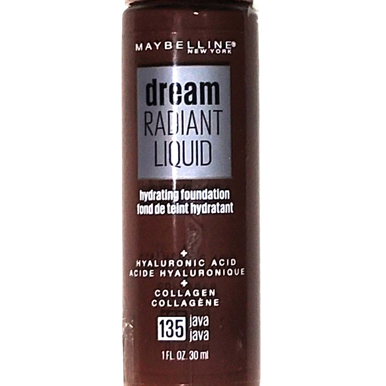 Maybelline Dream Radiant Liquid Foundation, 135 Java, Hydrating M Coverage 30 ml