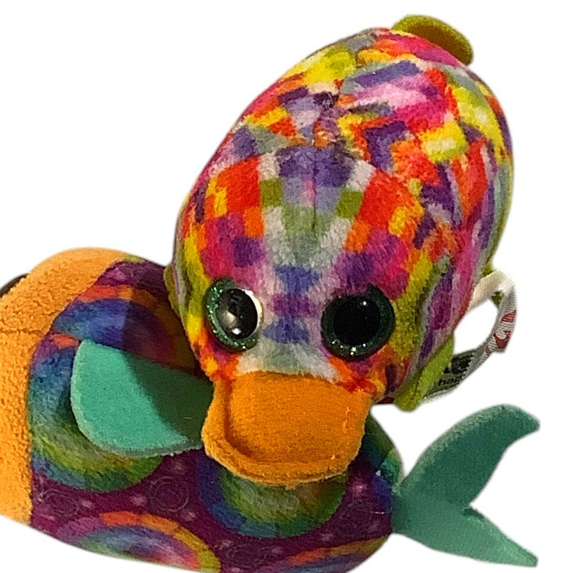 TY Happy Meal Beanies, 2019, Sami the Goldfish & Flips the Platypus (Version 1)