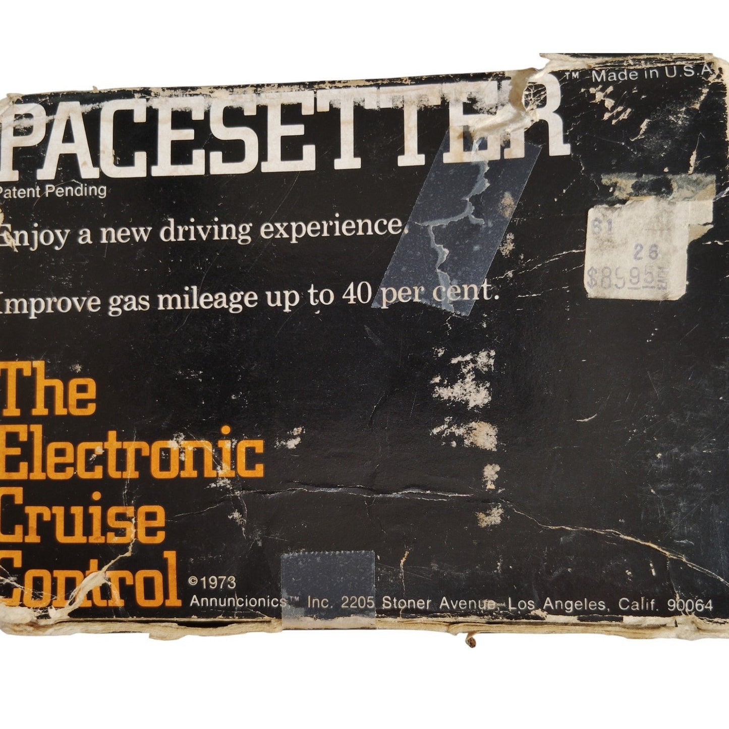 1976 Pacesetter Electronic Cruise Control NIB Annuncionics Inc. w/ Manual & Warranty Card, Vintage