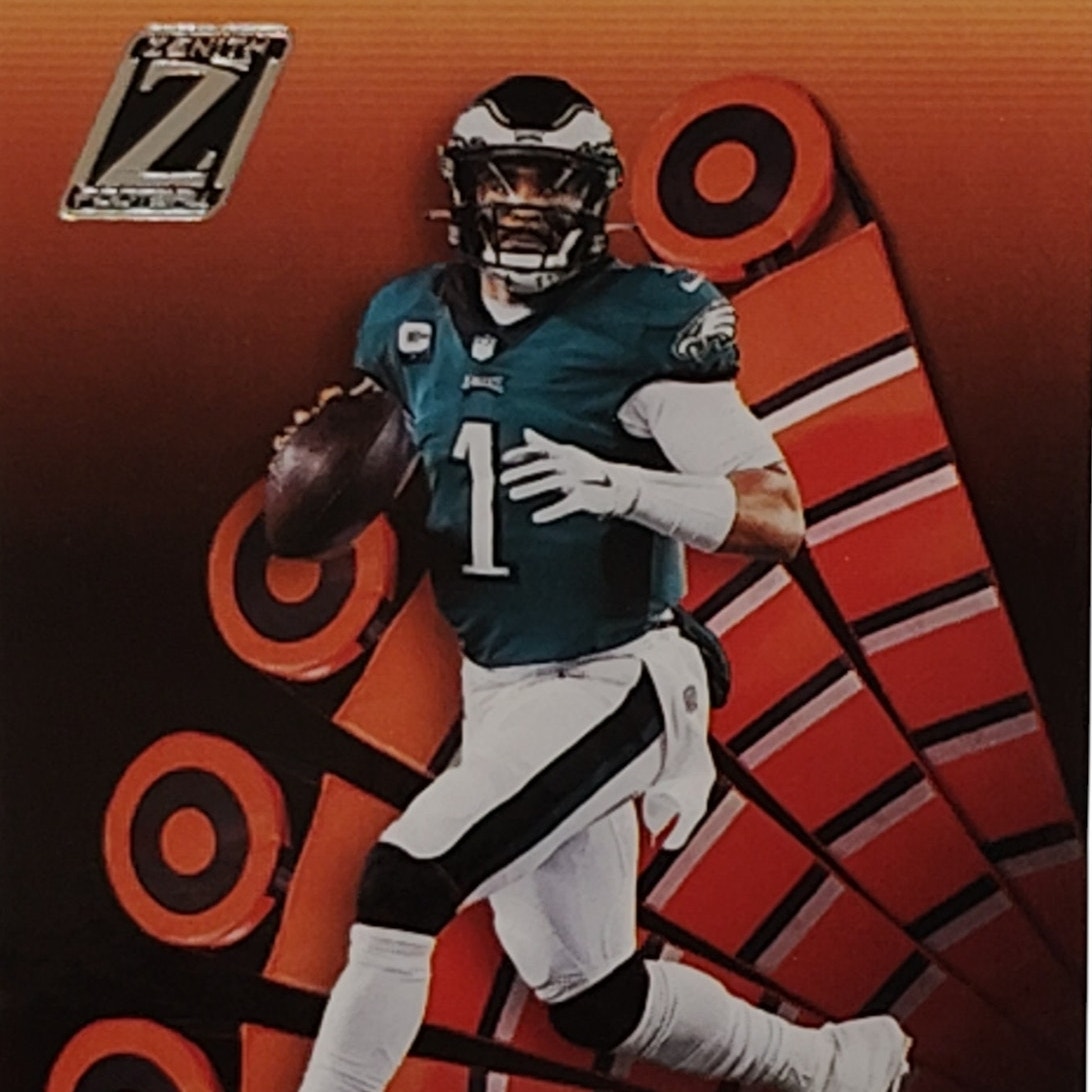 Jalen Hurts, Philadelphia Eagles, NFL 2022 Panini-Zenith Card 20 , EX/NM