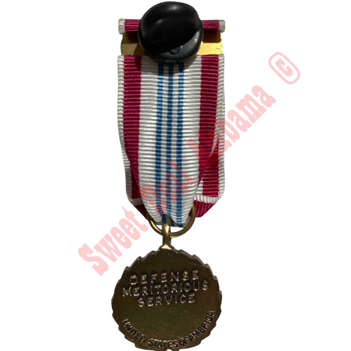 Defense Meritorious Service Medal, Hat/Lapel Pin 2-7/8"H x 3/4"W