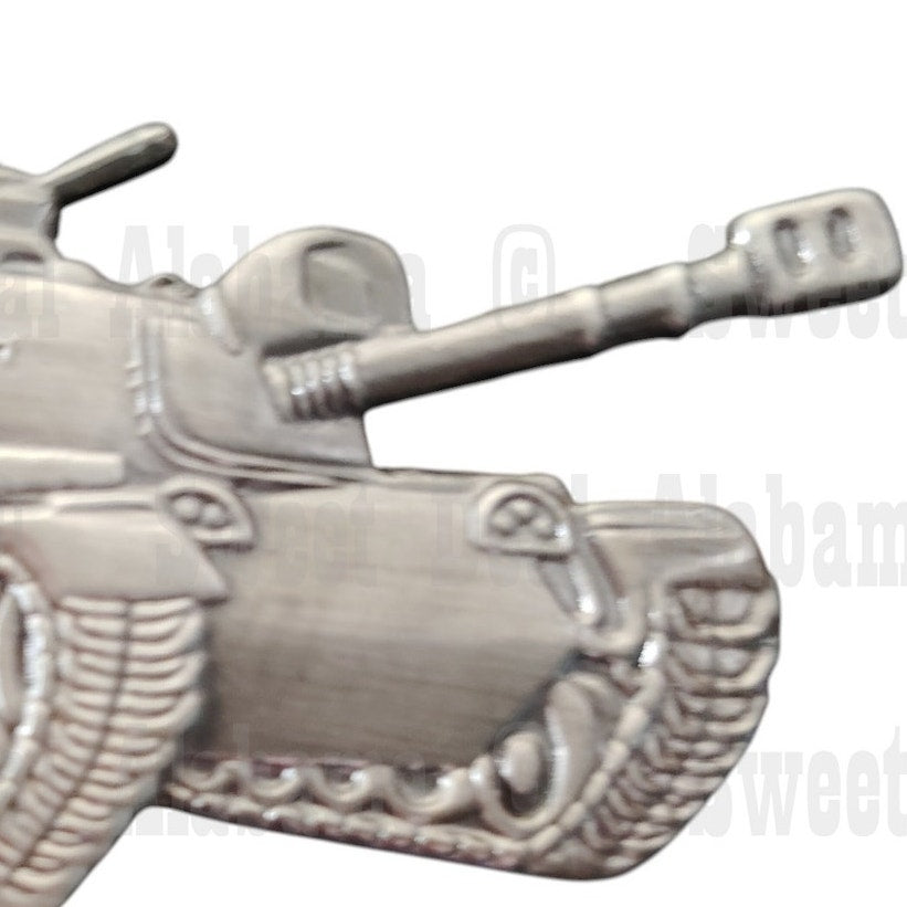 Patton M-48 Tank Weaponry Collector's Hat, Lapel, Brooch Pin 2"W x 1-1/4"H