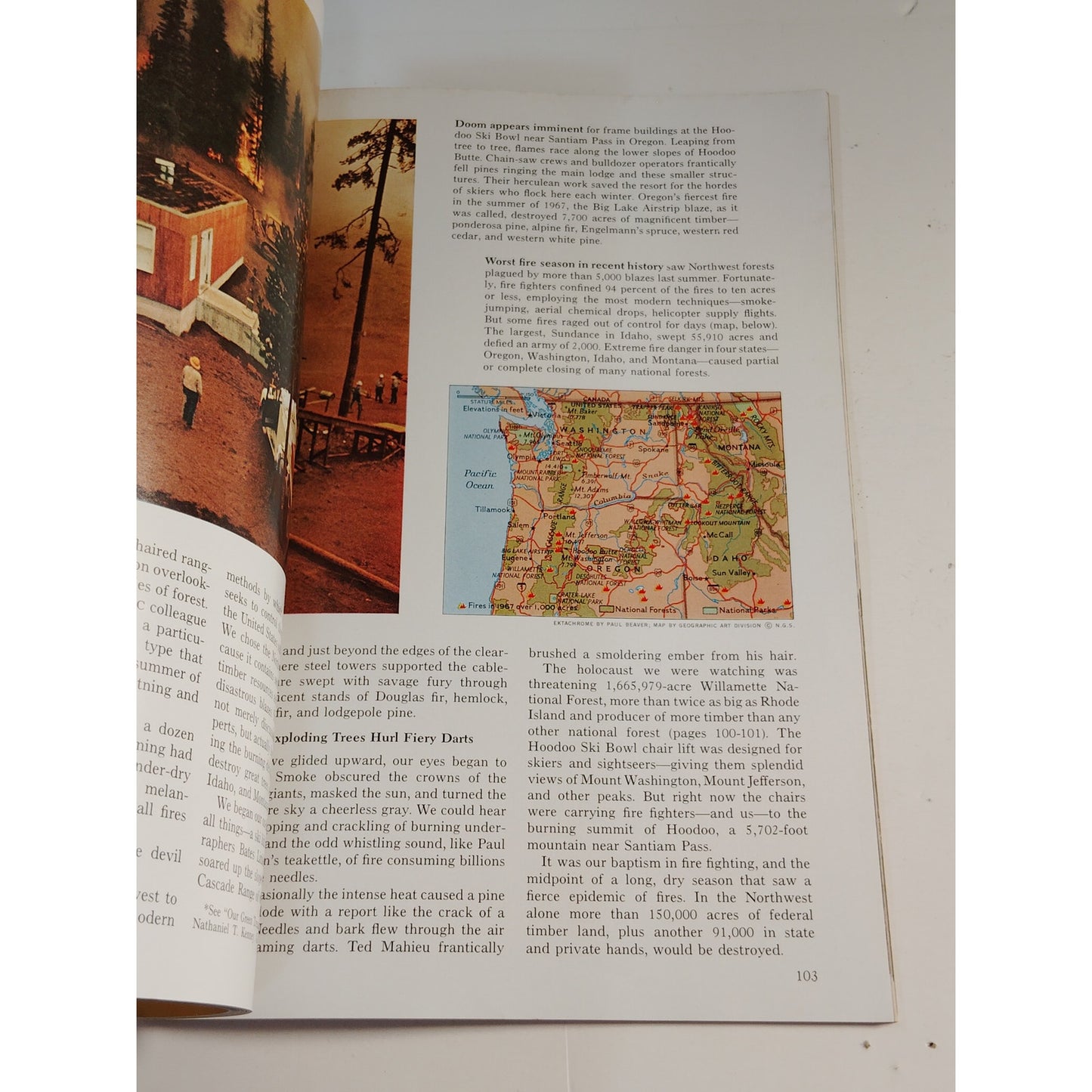 National Geographic Magazine – July 1968, Canadian North, Italy’s Lakes, Hyenas