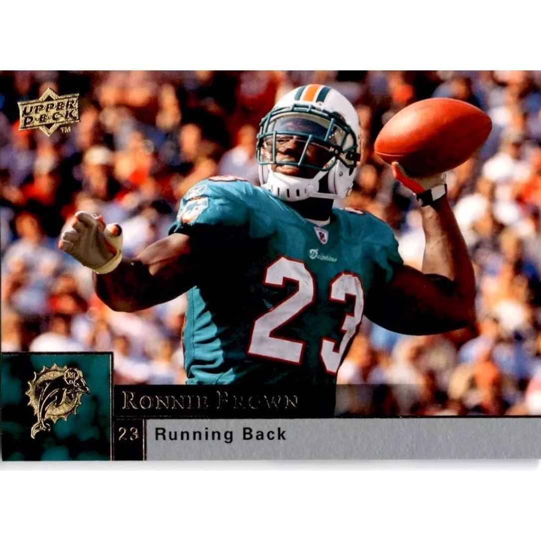 Ronnie Brown, Miami Dolphins, NFL Upper Deck 2009 Card 103, EX/NM