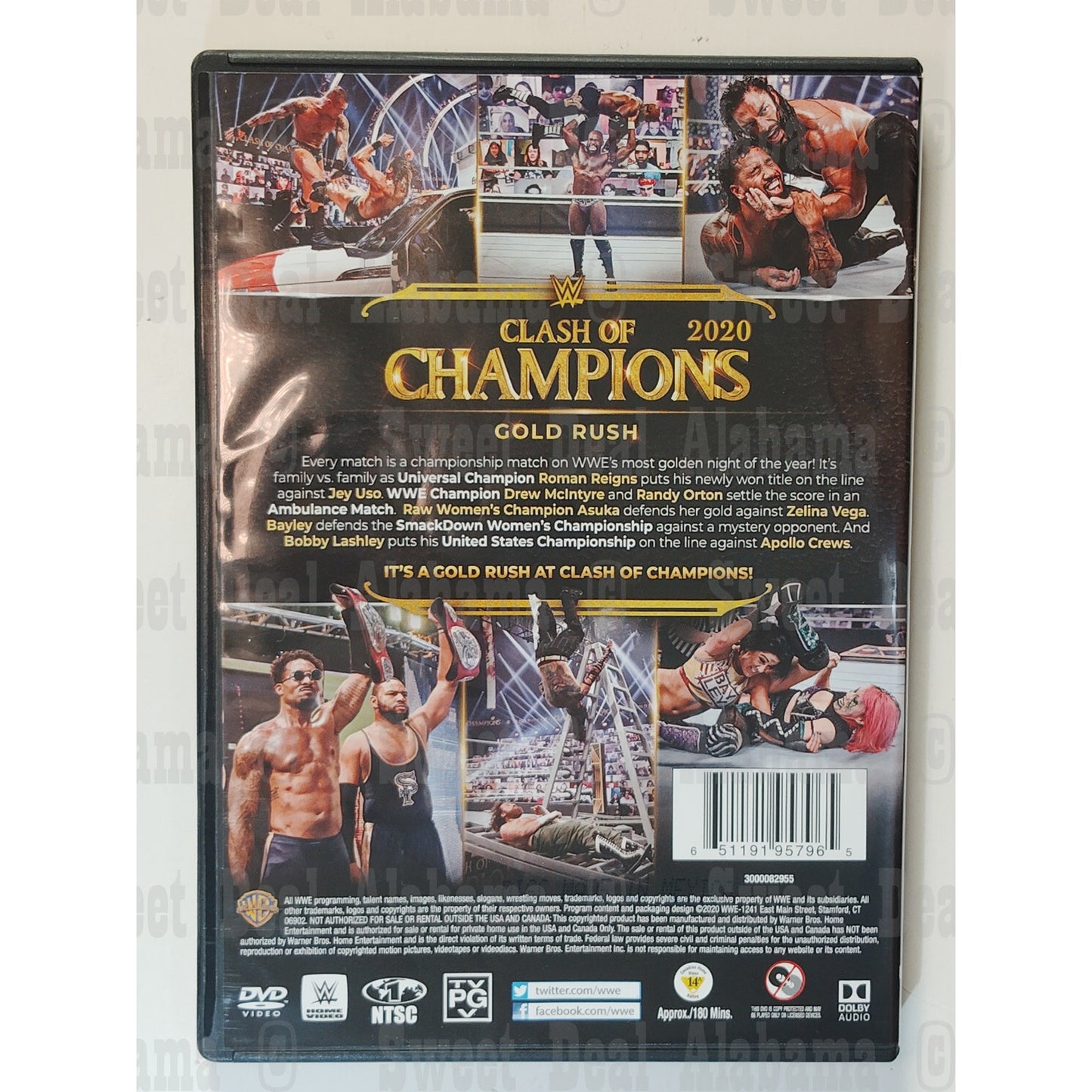 WWE: Clash of Champions (2020 DVD) 176 Minutes of Sports, Wrestling