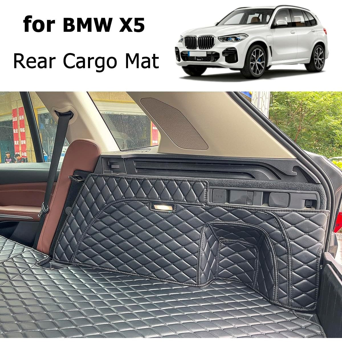 Cargo Mat for BMW X5 2019–2025 | Trunk & Side Panel Liners | Non-Hybrid & 5-Seat