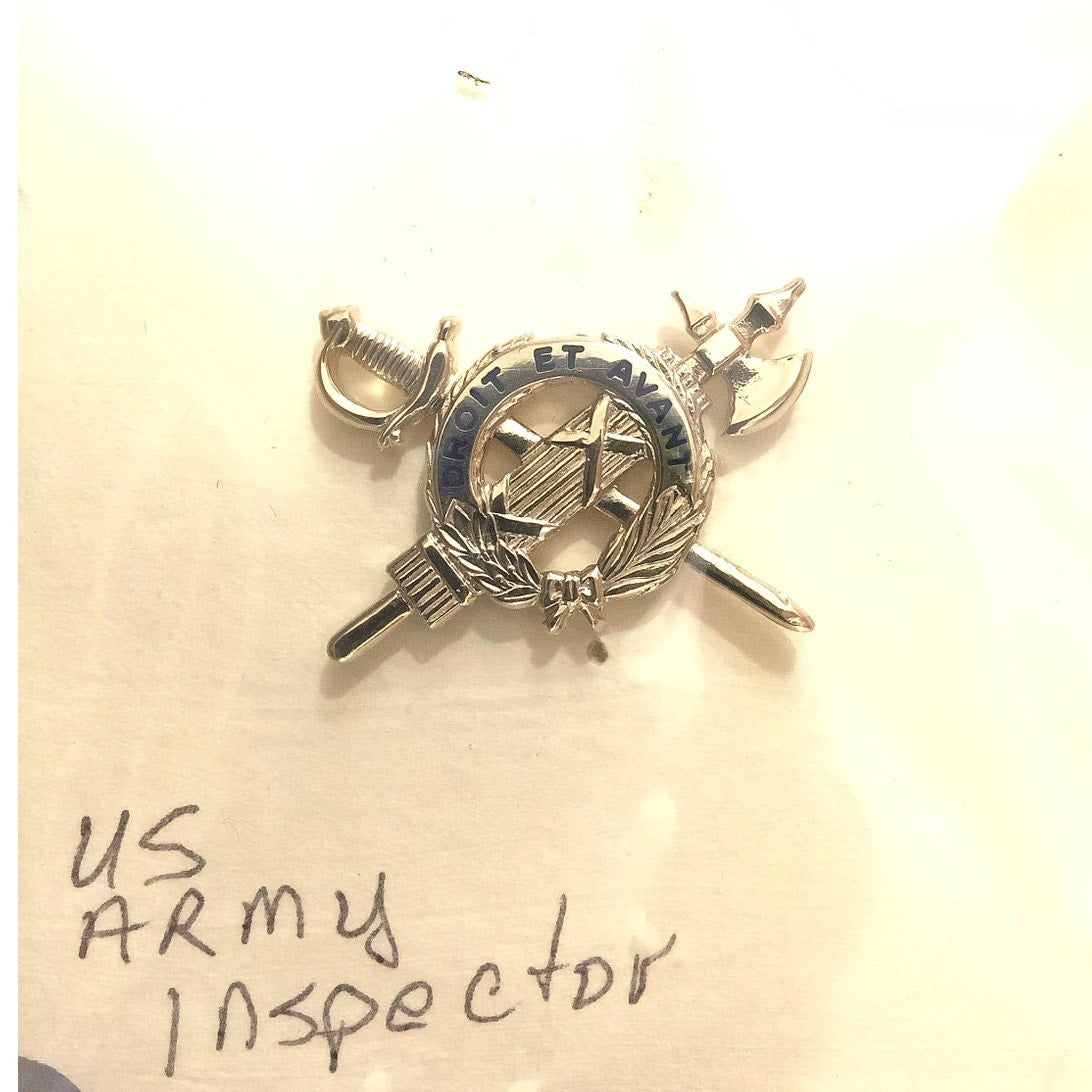 U.S. Army Inspector General Officers Insignia - Vintage Pin by N.S. Meyer Inc.