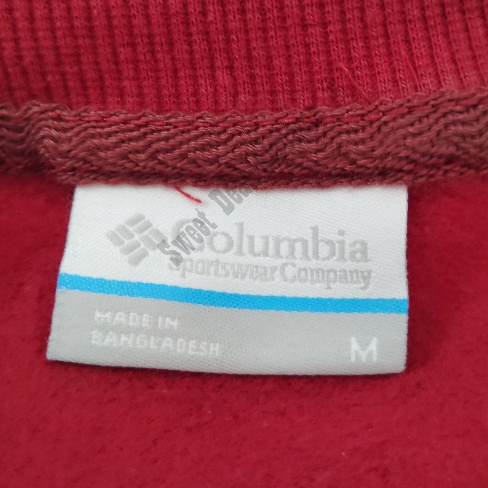 Columbia Sportwear, Noe Valley III Crew, Crimson, Medium Fleece Sweatshirt, NWT