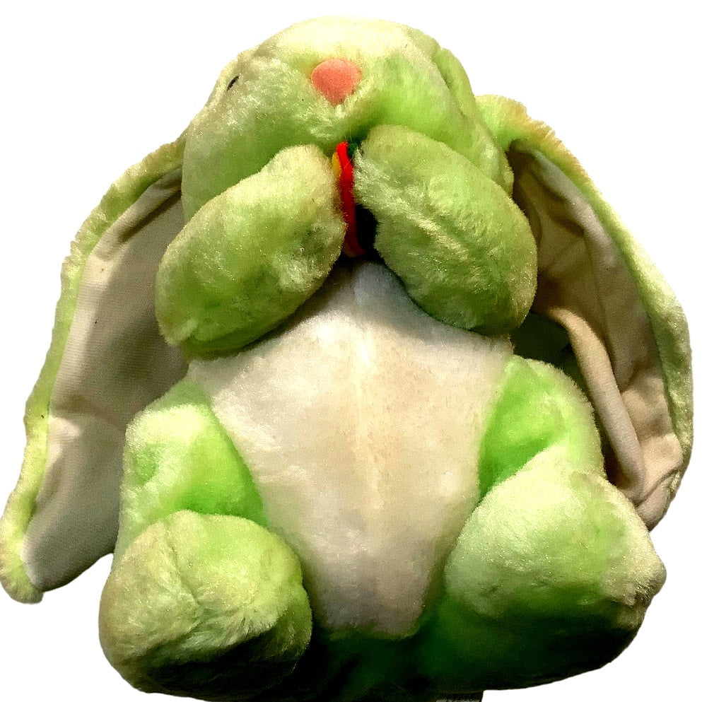 Vintage Play by Play Bunny Rabbit Plush 8.5" Stuffed Animal, Circa 1990's, Rare