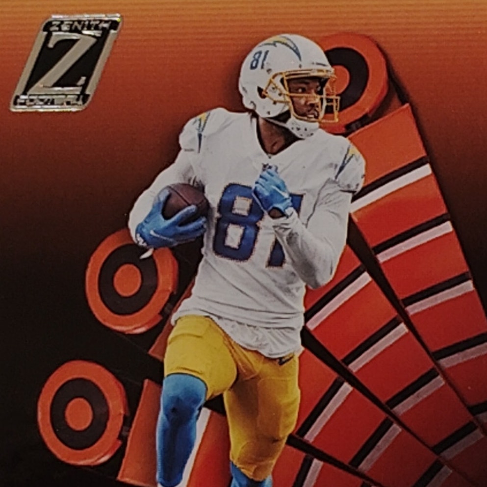 Mike Williams, Los Angeles Chargers, NFL 2022 Panini-Zenith Card 88 , EX/NM