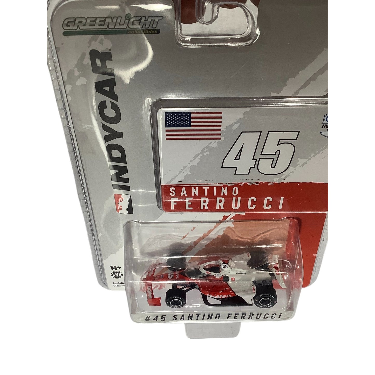 2021 Hy-Vee #45 Santino Ferrucci Greenlight Collectibles 1:64 Indy Car