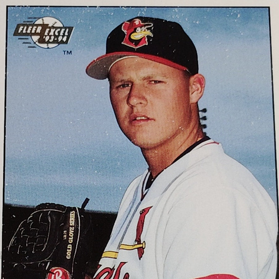 Mike Busby, Savannah Cardinals, #263, 93-94 Fleer Excel Minor Leagues