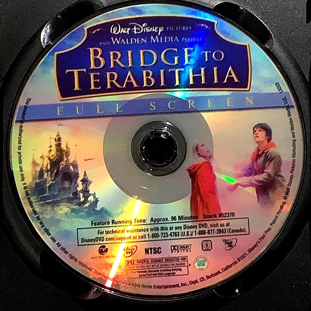 Bridge To Terabithia (Full Screen Edition, DVD 2007) 96 Min. Kids & Family Time