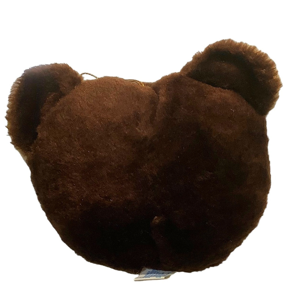 Dan Brechner Plush,7"W x 5.5"H x 2" x Bear Face, Vintage Carnival Prize, 1980's