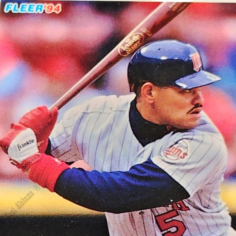 Pedro Munoz, Minnesota Twins, #215, 1994 Fleer Baseball Collector's Card
