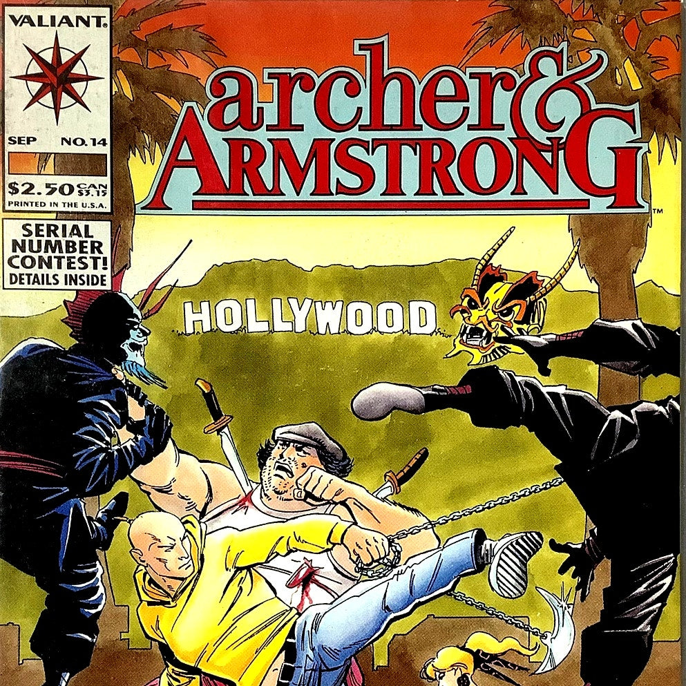 Archer & Armstrong, Archer #14, September 1993, Valiant Comics, NM 9.4