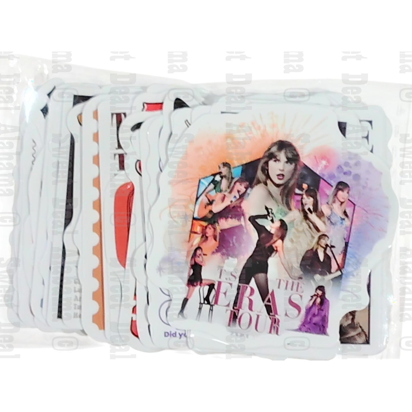 Lot of 50 Taylor Swift Assorted Stickers Pictured, Great for Scrapbooking & More