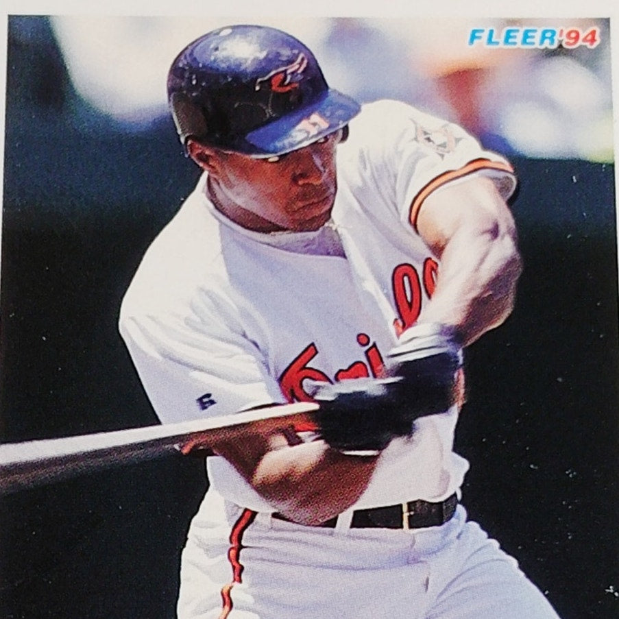 Jeffrey Hammonds, Baltimore Orioles, #5, Fleer 1994 Baseball Collector's Card