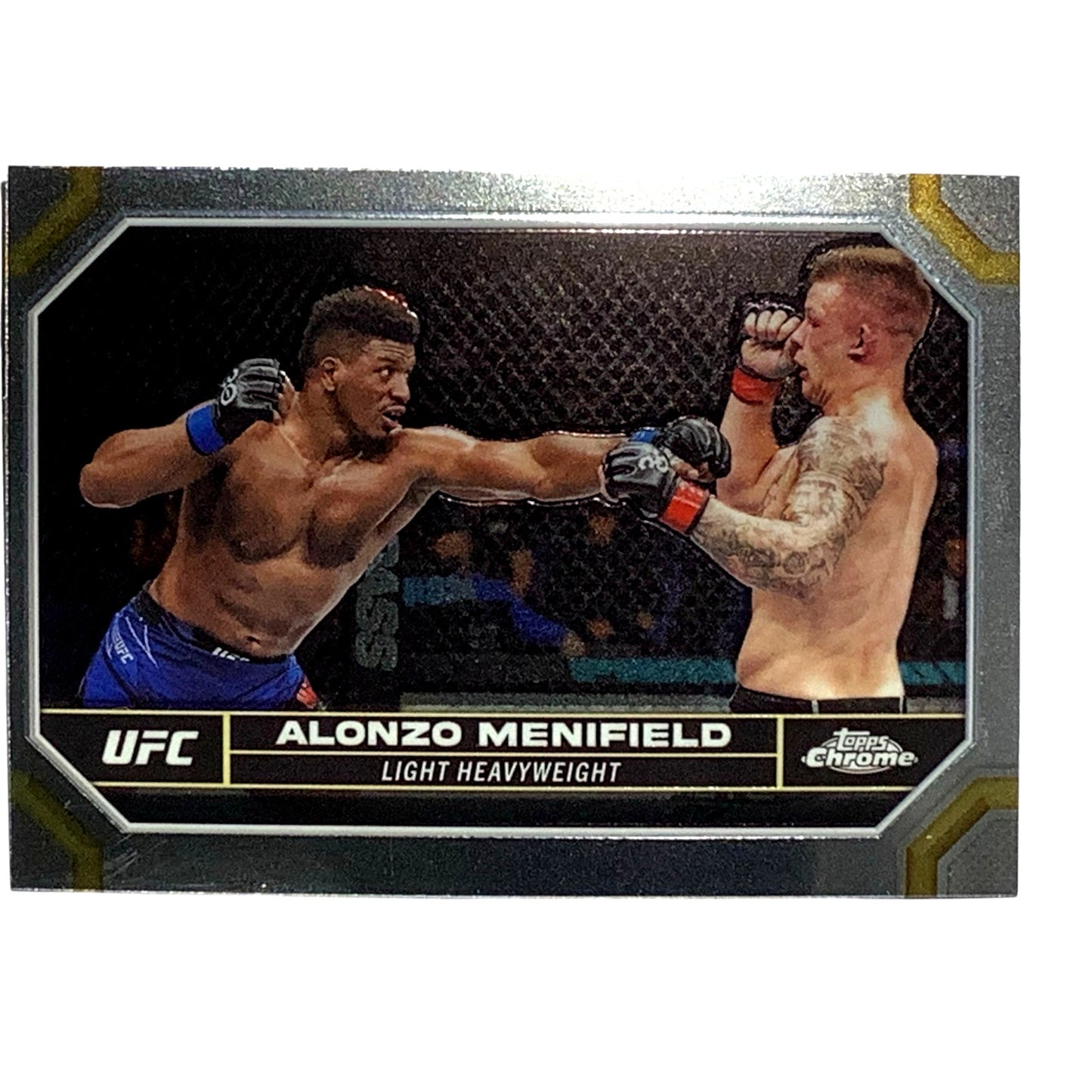 Alonzo Menifield, UFC Light Heavyweight, Card 168, 2024 Topps Chrome UFC, NM+