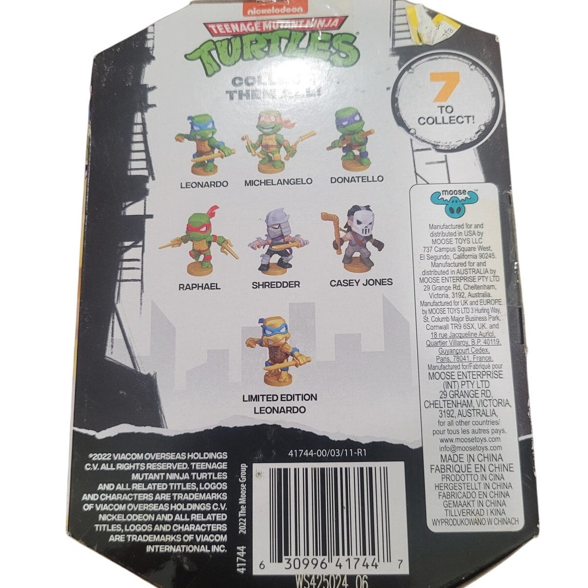 Moose Toys Treasure X TMNT Sewer Rescue Pack – Leonardo Figure – 10 Levels of Adventure