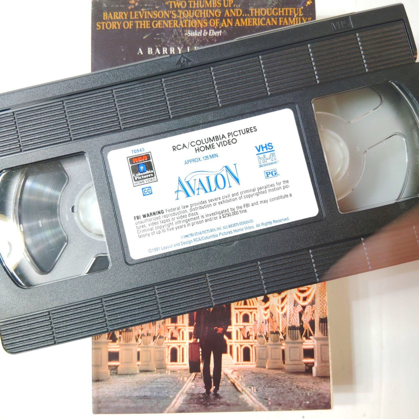 Avalon VHS 1990 Barry Levinson RCA Columbia Pictures Drama