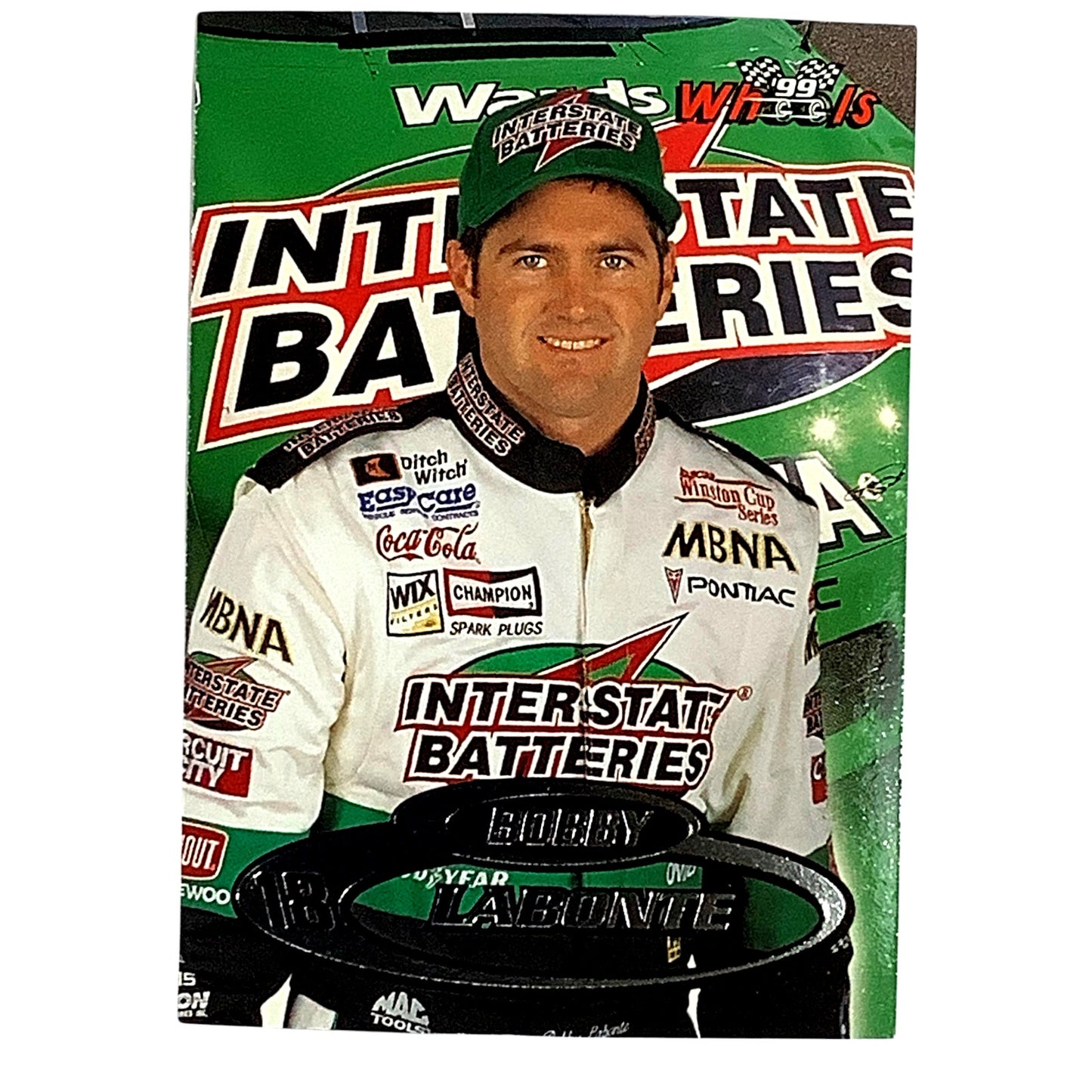 Bobby LaBonte #18 Interstate Batteries 1999 Wheels #77 NASCAR Winston Cup, NM+