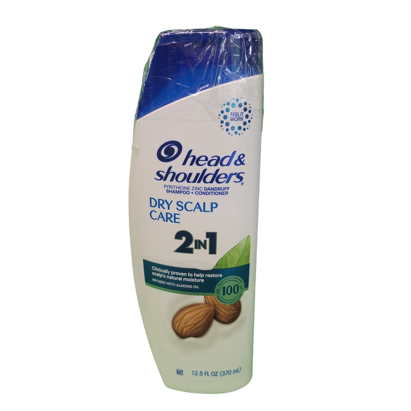 Head & Shoulders 2 in1 Dandruff Shampoo & Conditioner, Dry Scalp Care, 12.5 oz.