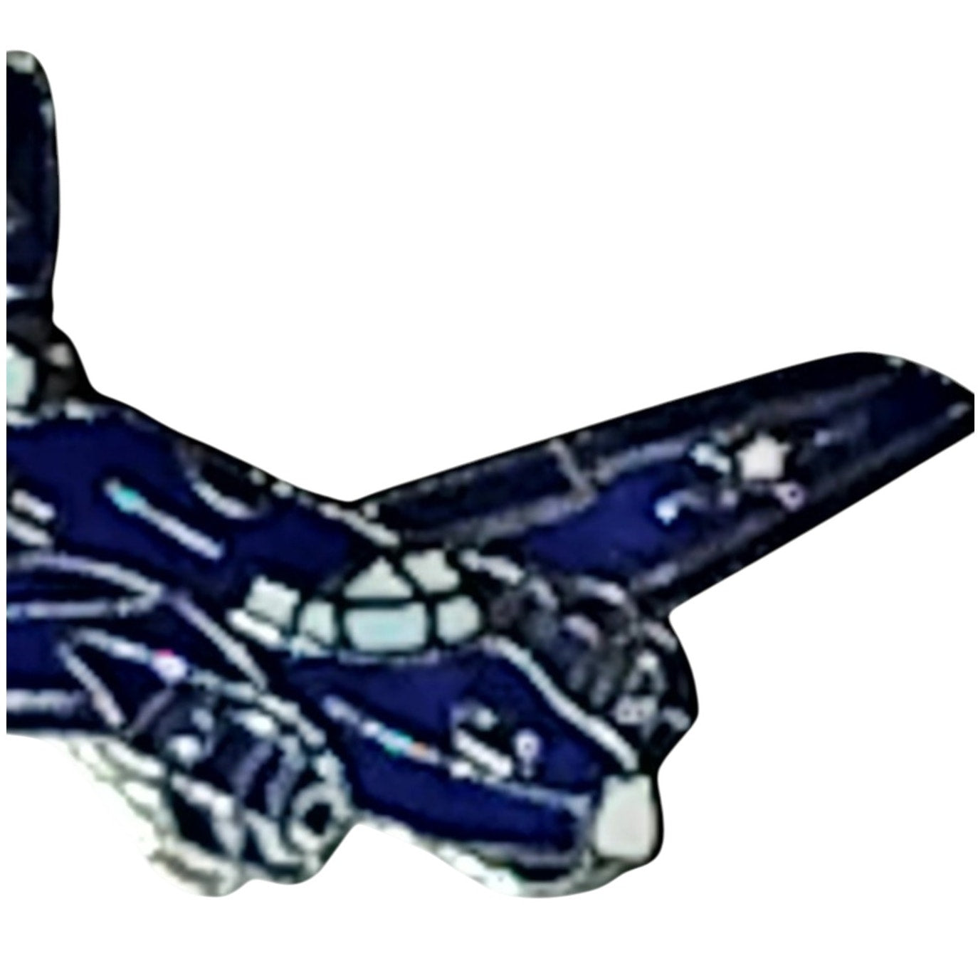 Lockheed P-38 Lightning Aircraft Hat or Lapel Pin WWII Twin-Tail 1-1/4" x 7/8"