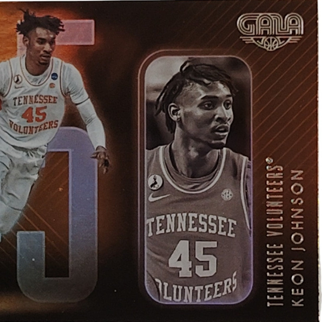 Keon Johnson, Tennessee Volunteers, 2021 Panini-Chronicle's Gala Draft Picks 186