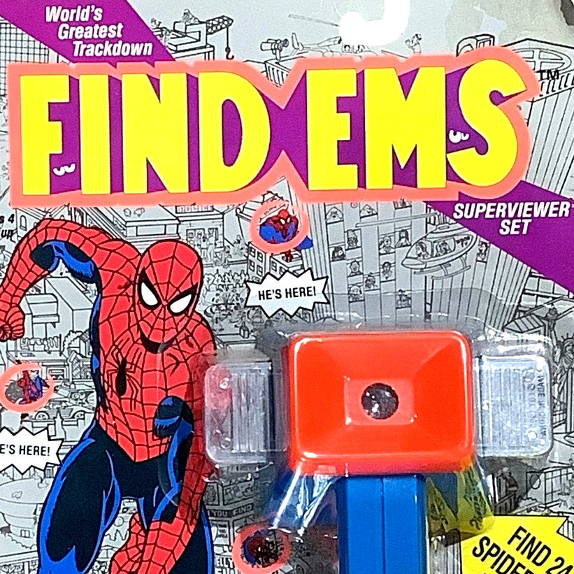 1992 Find Ems Galoob Spiderman World's Greatest Trackdown Superviewer Set