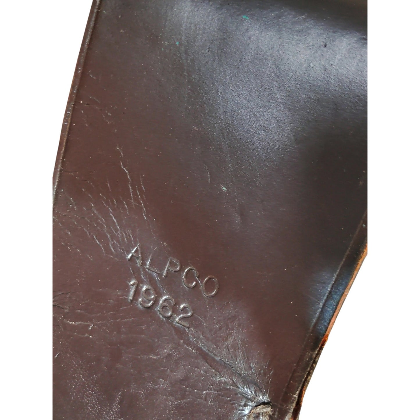 Vintage Leather Baton/Nightstick Holster, U.S. ALPCO 1962, Non-Functional, Partial Strap