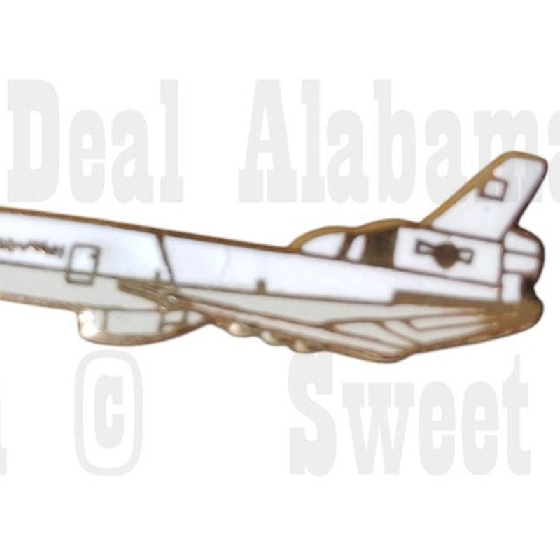 Extender KC-10 Aircraft, Collector's Hat, Lapel, Brooch Pin 1-1/8"W x 1/4"H