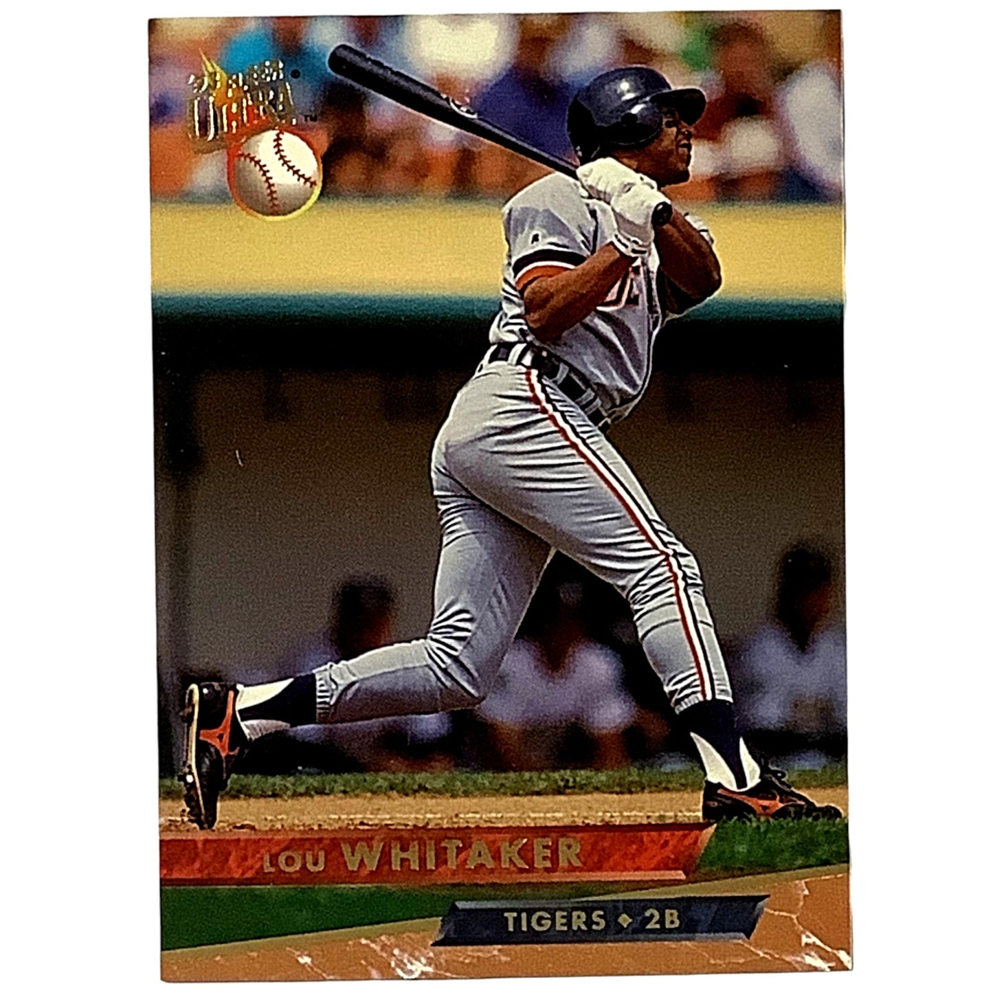 Lou Whitaker, Detroit Tigers, MLB, Fleer Ultra Baseball 1993, Card 555, EX/NM