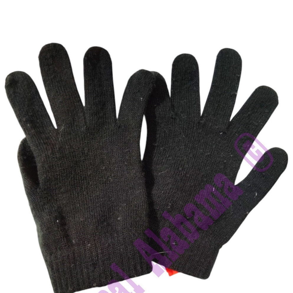 Small Black Knit CW Sweater Gloves, NOI available