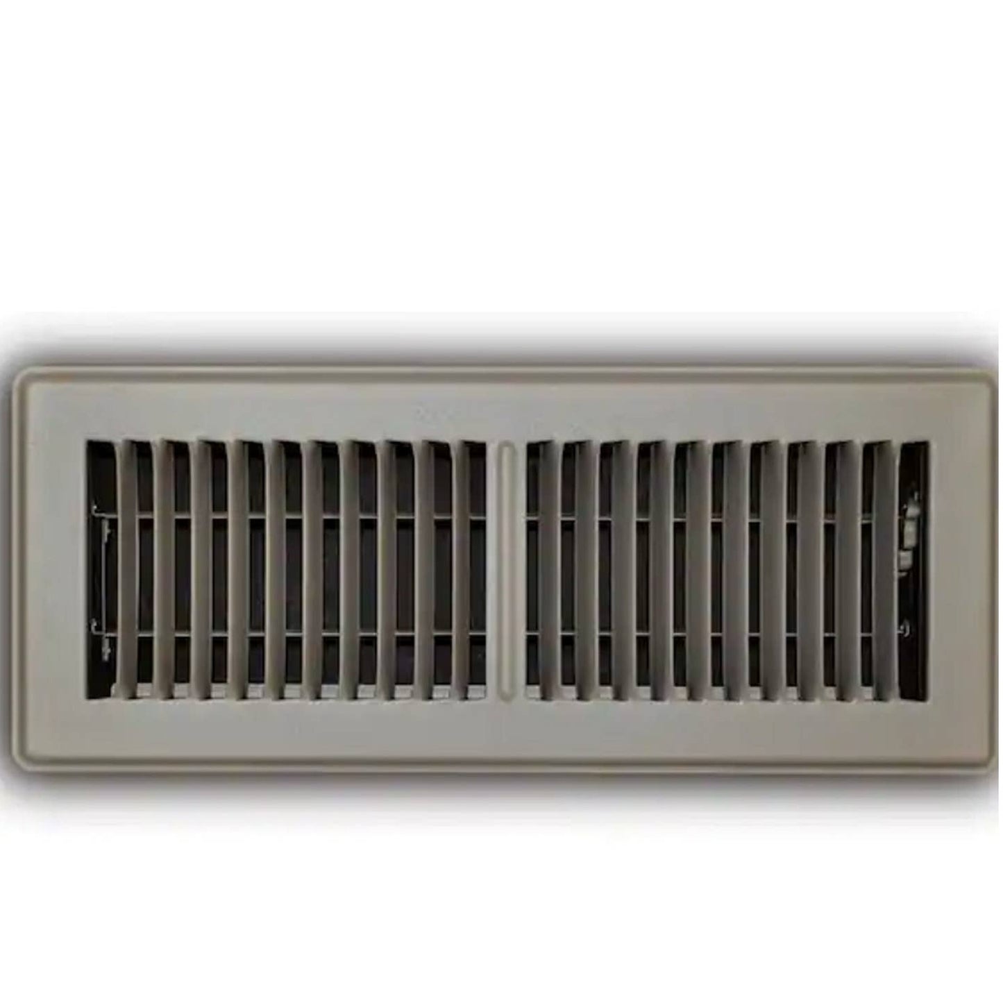 Everbilt 4 in. x 12 in. 2-Way Steel Floor Register, Brown #324642